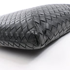 Bottega Veneta VN Nappa Intrecciato Crossbody Messenger Bag in Black