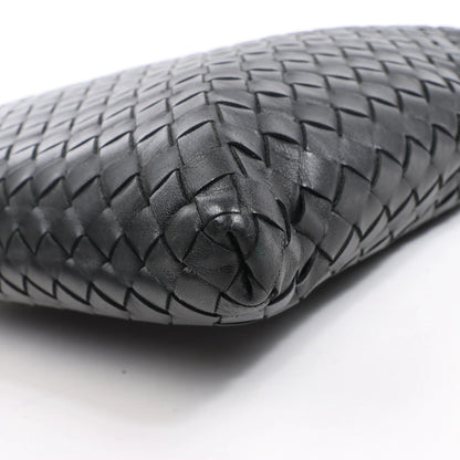 Bottega Veneta VN Nappa Intrecciato Crossbody Messenger Bag in Black