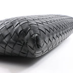Bottega Veneta VN Nappa Intrecciato Crossbody Messenger Bag in Black