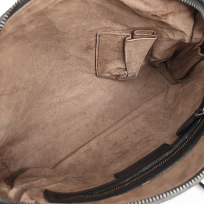 Bottega Veneta Nodini Intrecciato Leather Crossbody Bag in Black