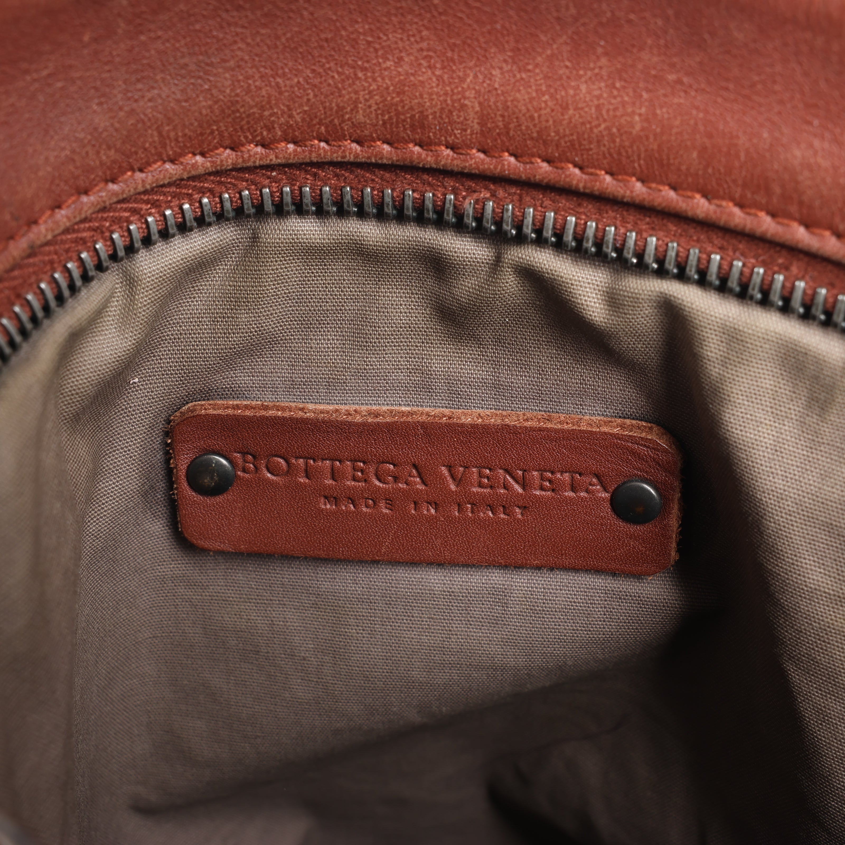 Bottega Veneta Nappa Intrecciato VN Crossbody Messenger Bag in Brown