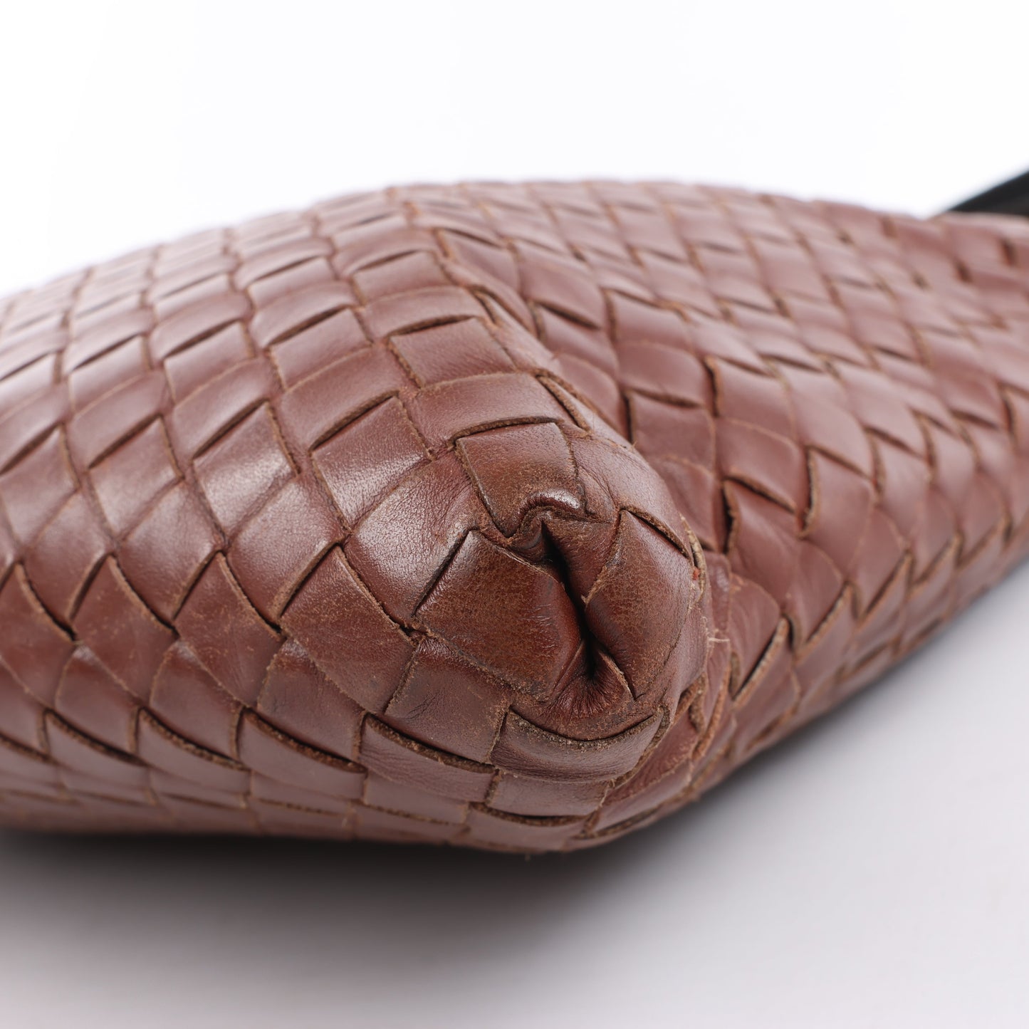 Bottega Veneta Nappa Intrecciato VN Crossbody Messenger Bag in Brown