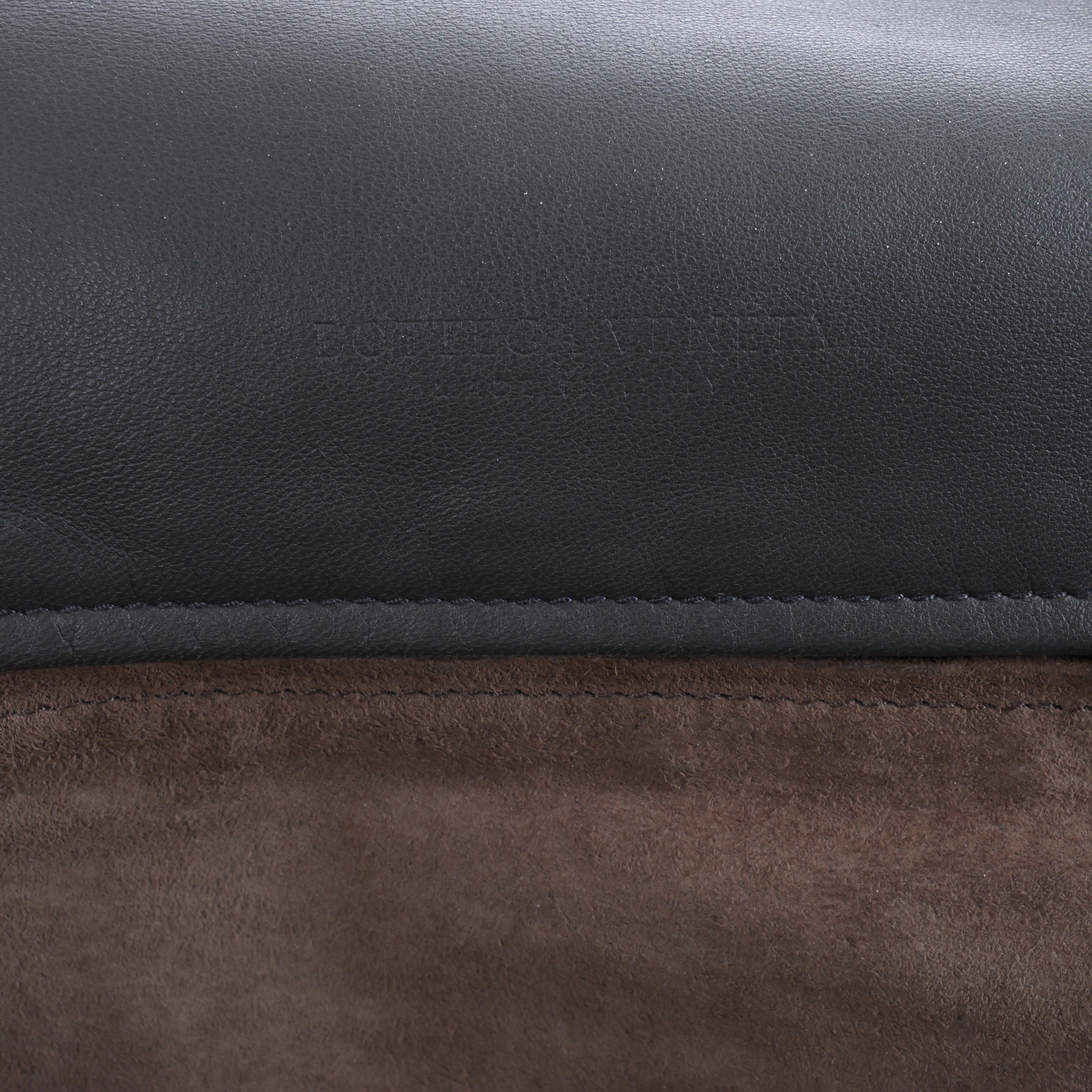 Bottega Veneta Flap Intrecciato Leather Crossbody Bag in Gray