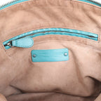 Bottega Veneta Nodini Intrecciato Leather Crossbody Bag in Green