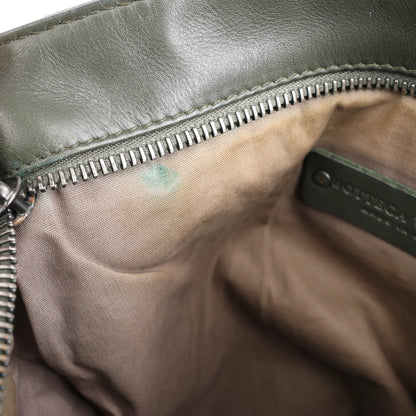 Bottega Veneta Nappa Intrecciato VN Crossbody Messenger Bag in Green