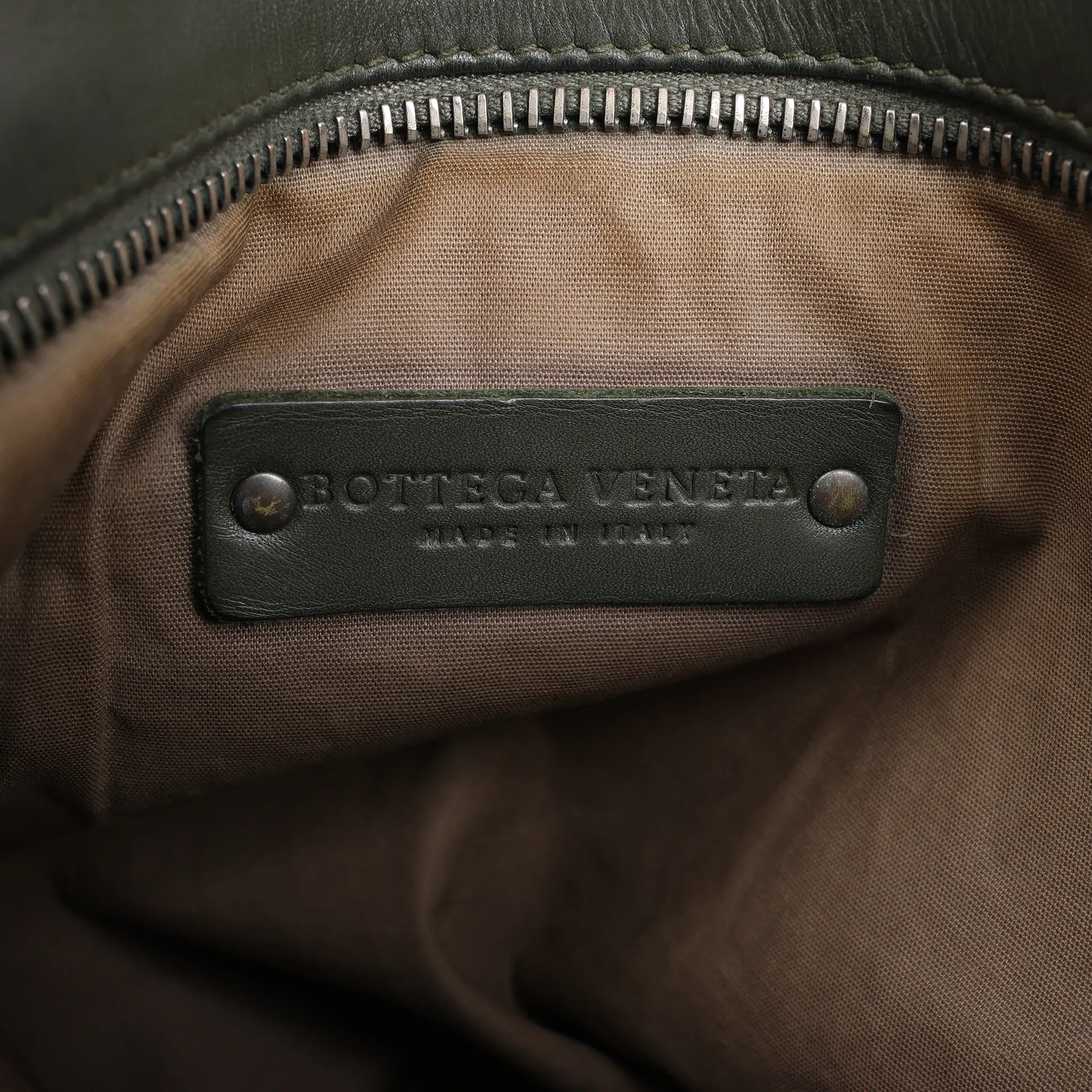Bottega Veneta Nappa Intrecciato VN Crossbody Messenger Bag in Green