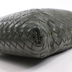 Bottega Veneta Nappa Intrecciato VN Crossbody Messenger Bag in Green