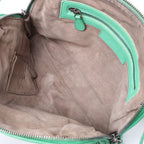 Bottega Veneta Nodini Intrecciato Leather Crossbody Bag in Green