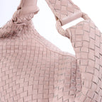 Bottega Veneta Intrecciato Leather Shoulder bag in Pink