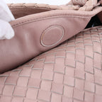 Bottega Veneta Intrecciato Leather Shoulder bag in Pink
