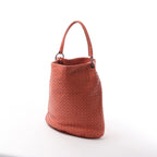 Bottega Veneta Intrecciato Leather Shoulder bag in Pink
