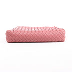Bottega Veneta Nodini Intrecciato Leather Crossbody Bag in Pink
