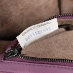 Bottega Veneta Nodini Intrecciato Leather Crossbody Bag in Purple