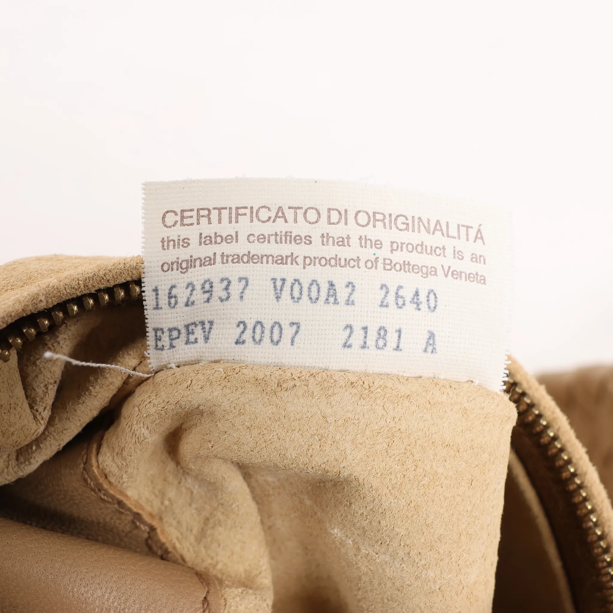 Bottega Veneta Intrecciato Leather Shoulder Bag in Beige
