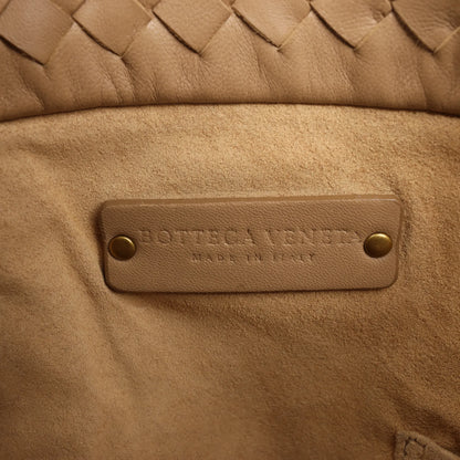 Umhängetasche aus Intrecciato-Leder von Bottega Veneta in Beige