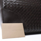 Bottega Veneta Intrecciato Leather Shoulder Bag in Brown