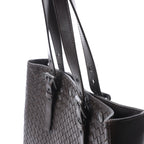 Bottega Veneta Intrecciato Leather Shoulder Bag in Brown