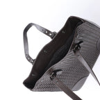 Bottega Veneta Intrecciato Leather Shoulder Bag in Brown