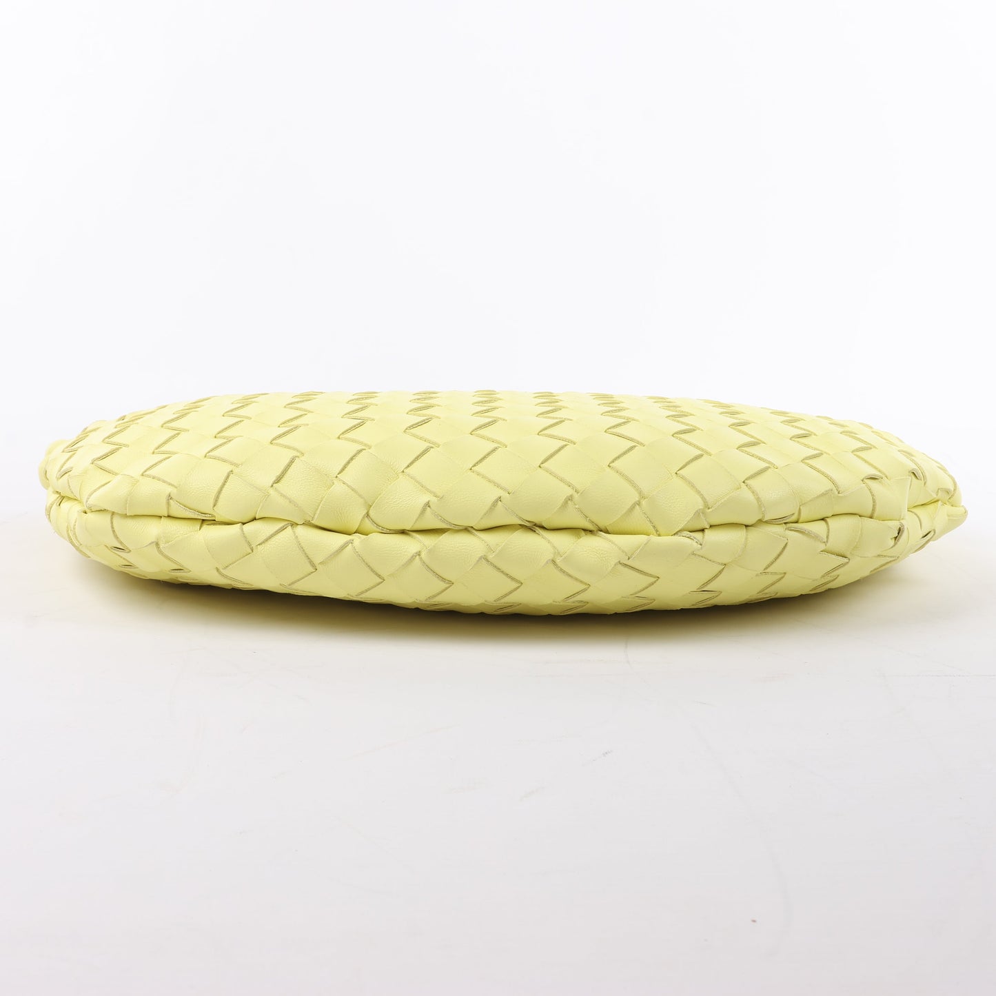 Bottega Veneta Intrecciato Medium Turns Pouch Leather Shoulder bag in Yellow