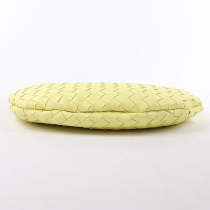 Bottega Veneta Intrecciato Medium Turns Pouch Leather Shoulder bag in Yellow