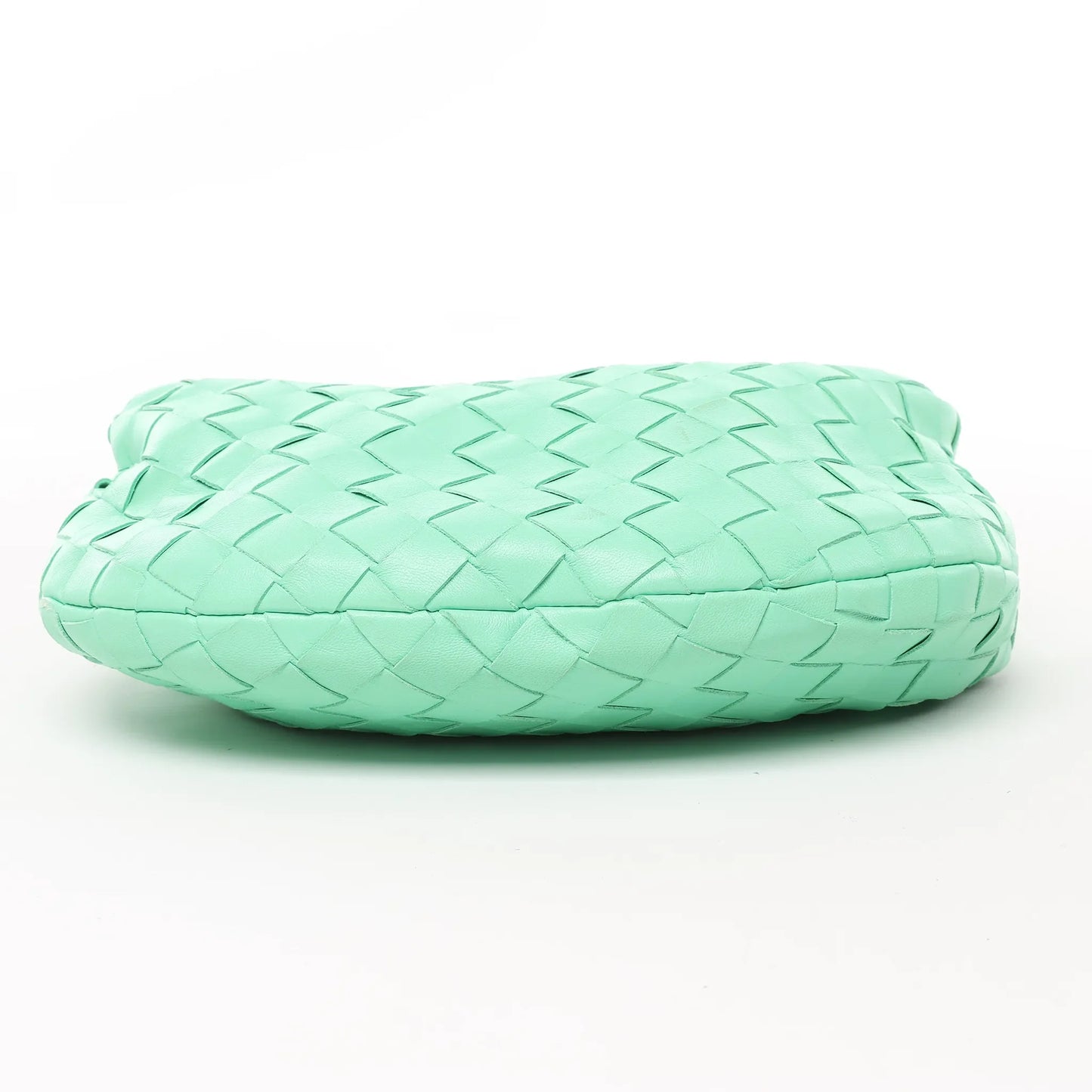 Bottega Veneta Intrecciato Mini Jodie Lederhandtasche in Grün