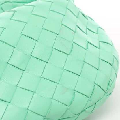 Bottega Veneta Intrecciato Mini Jodie Leather Handbag in Green