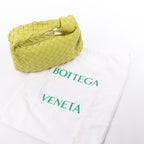 Bottega Veneta Intrecciato Mini Jodie Leather Handbag in Yellow-Green