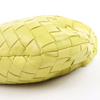 Bottega Veneta Intrecciato Mini Jodie Leather Handbag in Yellow-Green