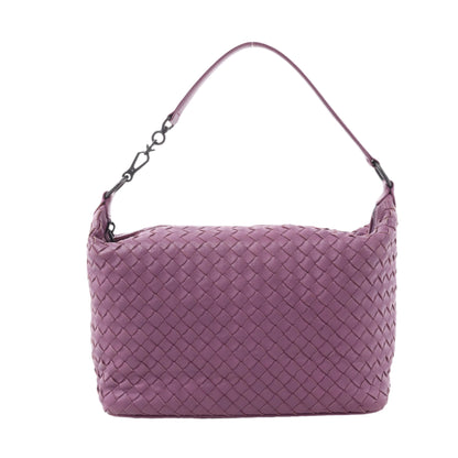 Bottega Veneta Sac à bandoulière en cuir Intrecciato en violet