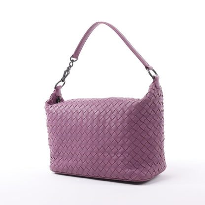 Bottega Veneta Sac à bandoulière en cuir Intrecciato en violet