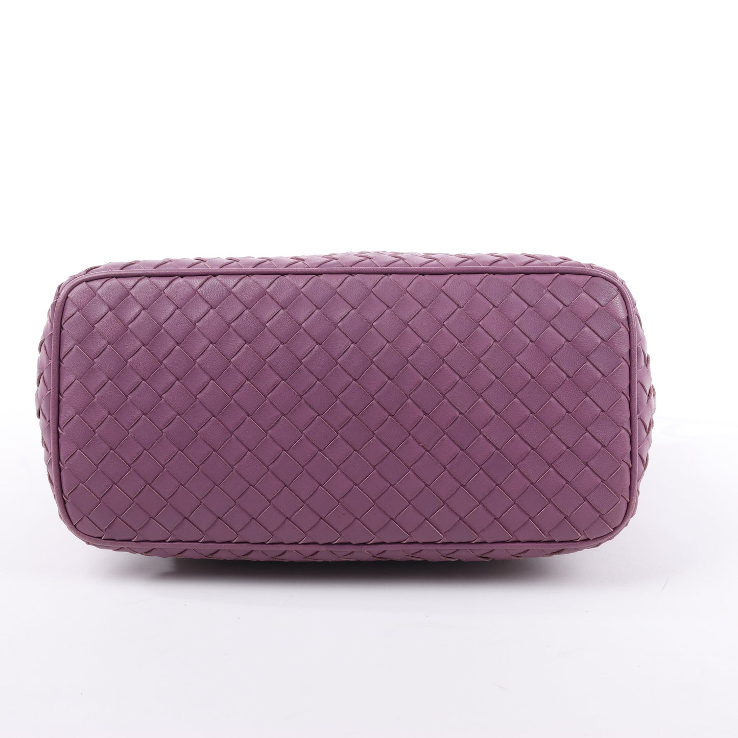 Bottega Veneta Sac à bandoulière en cuir Intrecciato en violet