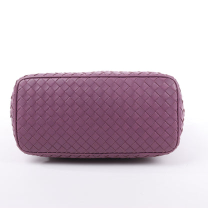 Bottega Veneta Sac à bandoulière en cuir Intrecciato en violet