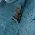 Bottega Veneta Intrecciato Roma Leather Handbag in Blue
