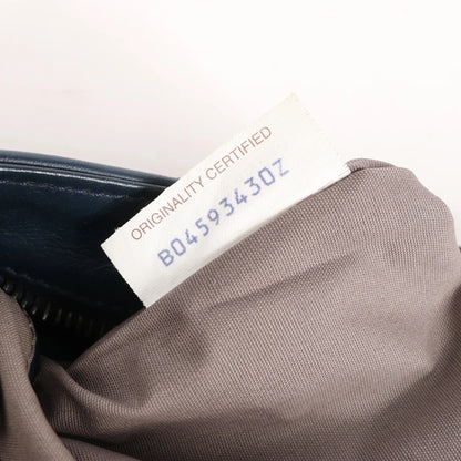 Bottega Veneta Sac messager à bandoulière VN Intrecciato en bleu marine