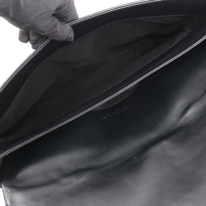 Bottega Veneta Sac à main en cuir Intrecciato en noir