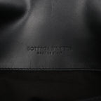 Bottega Veneta Intrecciato Leather Handbag in Black
