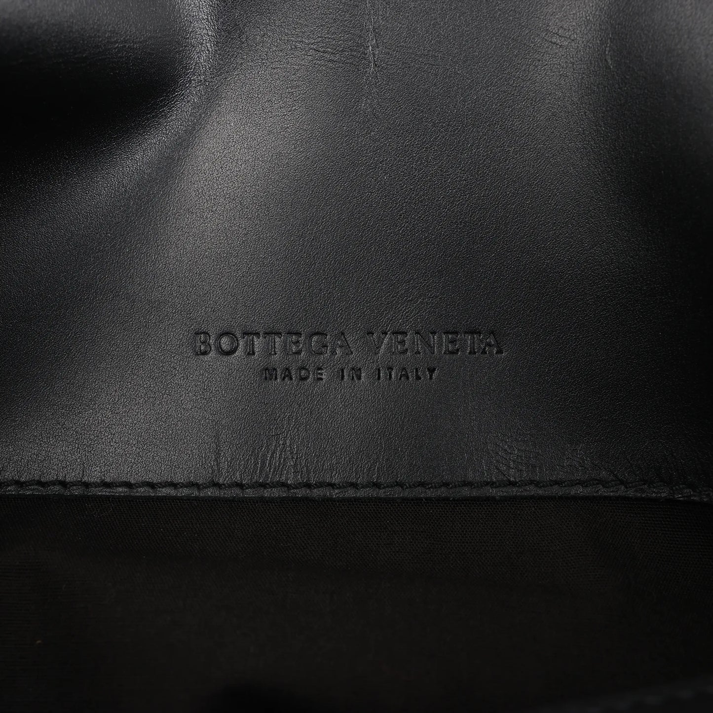 Bottega Veneta Sac à main en cuir Intrecciato en noir