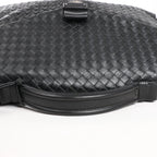 Bottega Veneta Intrecciato Leather Handbag in Black