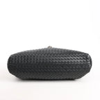 Bottega Veneta Intrecciato Leather Handbag in Black