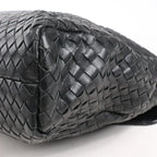 Bottega Veneta Intrecciato Leather Handbag in Black