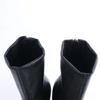 Bottega Veneta Leather Ankle Boots in Black ITZTQ99VEQTC, Size EU 38.5