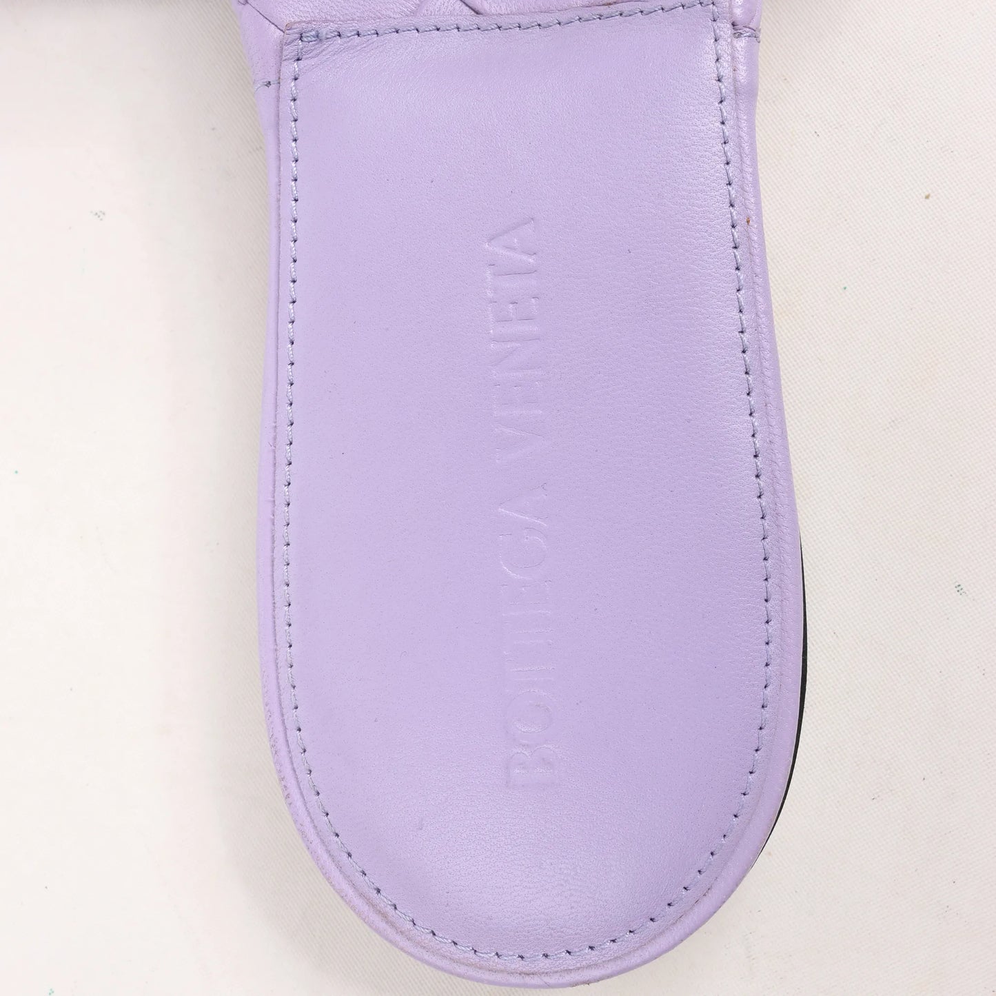 Bottega Veneta Lido Intrecciato Leather Sandals in Purple, Size 37 EU