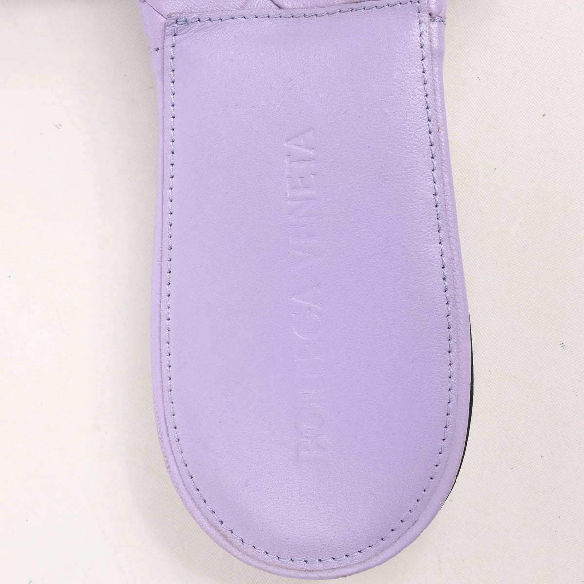 Bottega Veneta Lido Intrecciato Leather Sandals in Purple, Size 37 EU