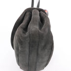 Bottega Veneta Suede 2Way Handbag in Gray