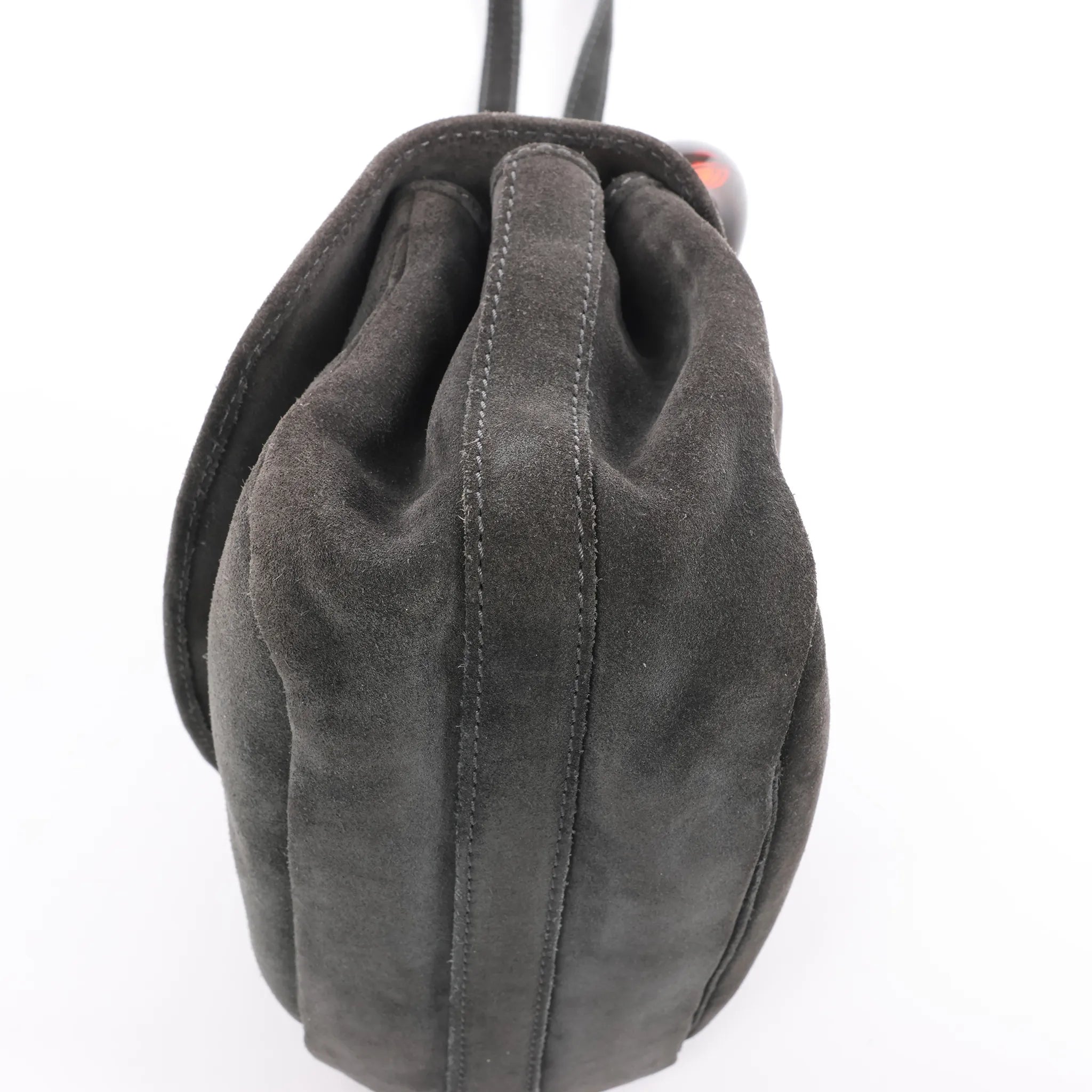 Bottega Veneta Suede 2Way Handbag in Gray