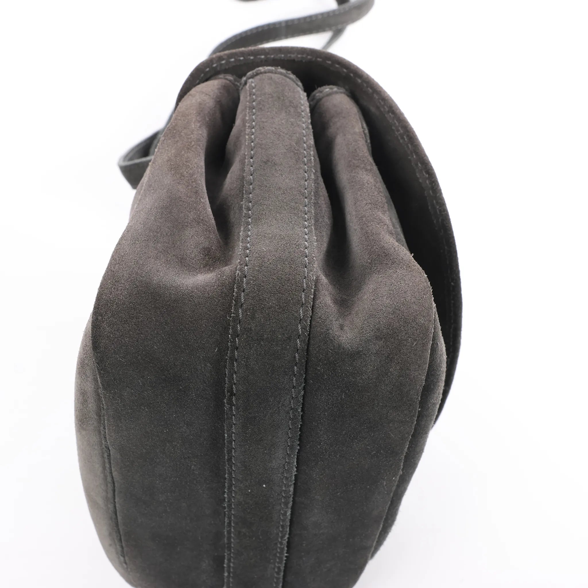 Bottega Veneta Suede 2Way Handbag in Gray