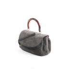 Bottega Veneta Suede 2Way Handbag in Gray