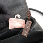 Bottega Veneta Suede 2Way Handbag in Gray