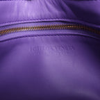 Bottega Veneta Maxi Intrecciato Cassette Leather Shoulder Bag in Purple
