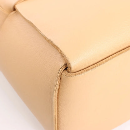 Bottega Veneta The Arco Maxi Intrecciato Large Leather Handbag in Beige